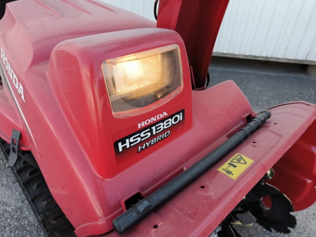 1130134-18 Snow thrower Honda HSS1380i E - Hybrid - 2012