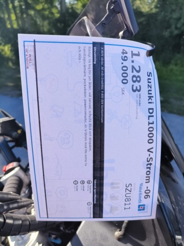 1130136-41 Suzuki Cycles DL1000 V-Storm 1.0 -2006