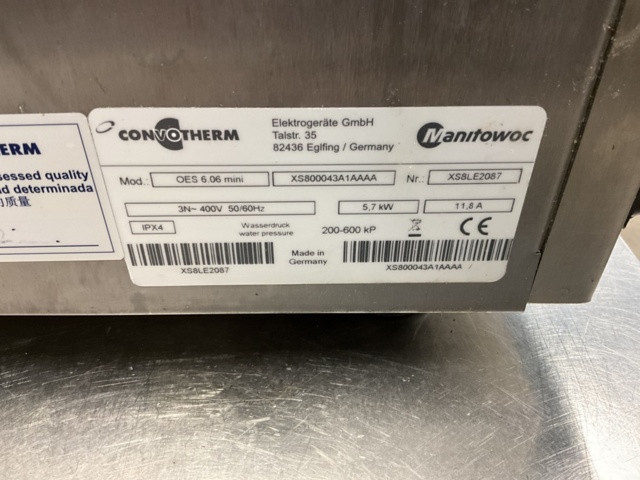 1206277-8 Smaller convection oven Convo Therm