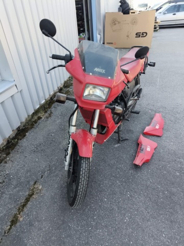 1130148-3 Motorcycle Honda MBX 125F JC10 -1984 Repair item
