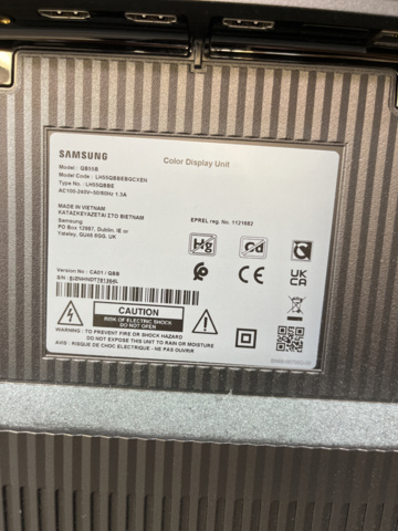 1219818-6 Samsung QB55B 55" 4K UHD Digital Signage Display