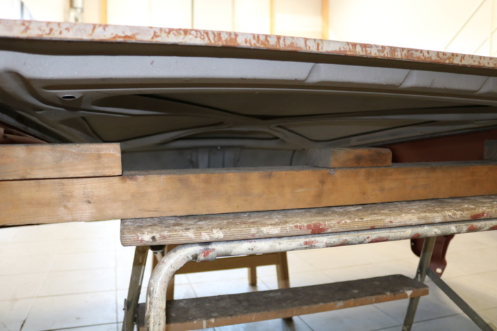 1211200-6 Front fenders and hood Chevrolet 1958. (renovation object)