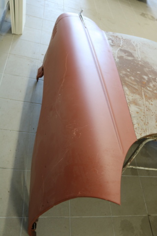 1211200-9 Front fenders and hood Chevrolet 1958. (renovation object)