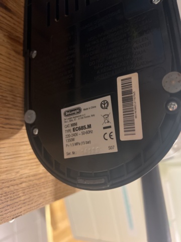 1180856-4 Kitchen utensils, espresso machine & cleaning equipment