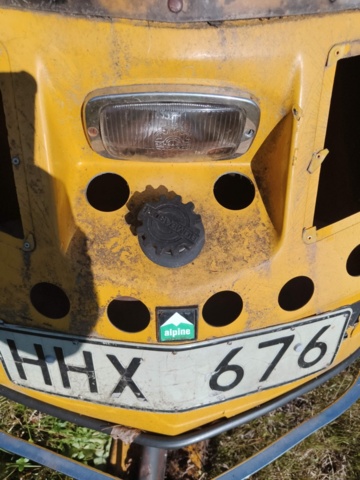 1130153-10 Skoter Ski-Doo Alpine -1970 Reparationsobjekt