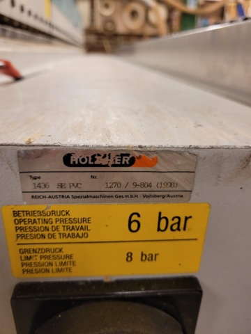 1235875-3 Edge banding machine, Holz Her, 1436 SE PVC 1998