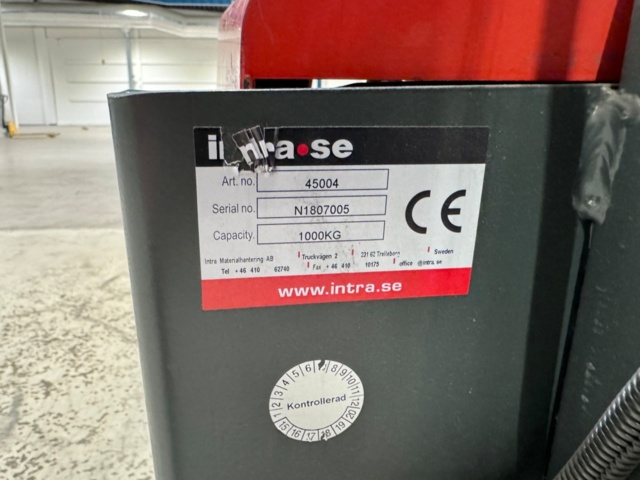 1219805-4 Intra ECL10 Electric Stacker