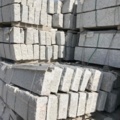 1236021-4 Curbstone RV 2 Straight Light Gray 5pc Pallet approx 15m/pallet