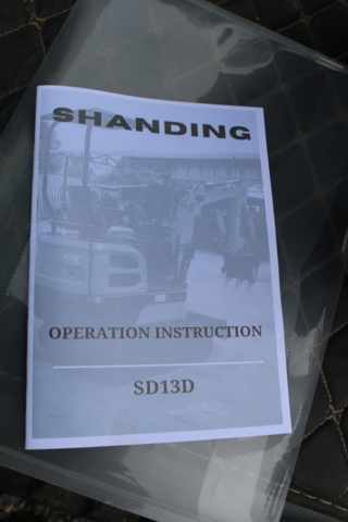 1211234-68 Mini excavator Shanding SD13D -2022