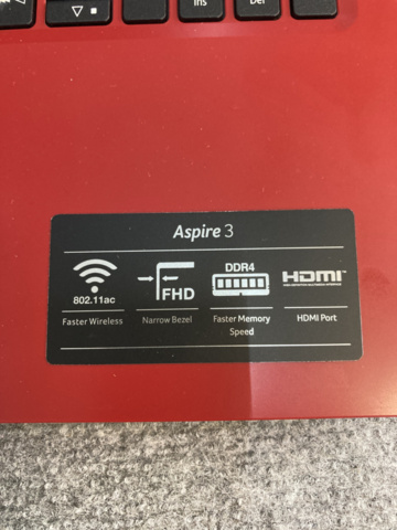 1192719-13 Laptop Acer Aspire Model N19C1