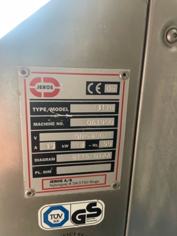 1224191-4 Back dishwasher Jeros 8110