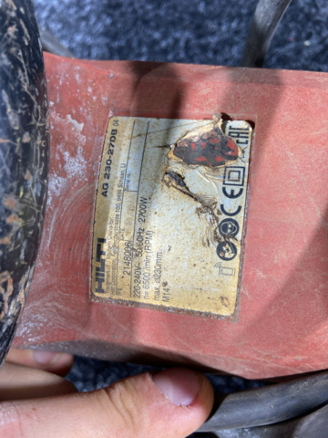 1178417-4 Angle grinder - Hilti AG 230-27DB