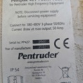 1175002-11 Wall saw Pentruder Pentpak 427