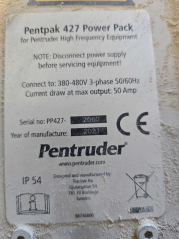 1175002-11 Wall saw Pentruder Pentpak 427