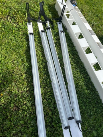 1236296-5 Plant wall with LED lighting - ZipGrow 8-Tower Farm Wall