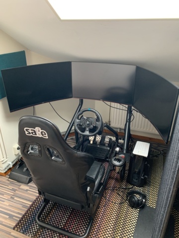 1237326-2 Car simulator/Game rig for car games incl. Acer Predator gaming computer (X-Box/PC)