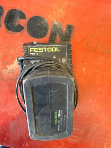1239530-2 Festool battery and charger TCL 3