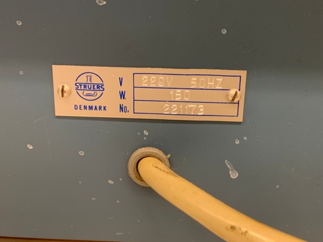 1239806-7 Polisher - Struers Stellapol