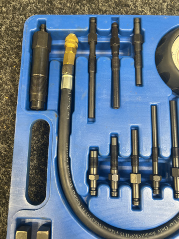 1240840-7 Diesel Engine Compression Test Kit Silverline