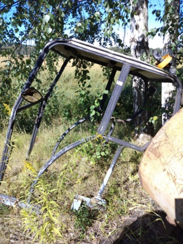 1134922-4 Tractor cab frame approx. 95 x 140 x 170 cm