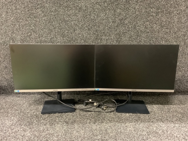 1232264-1 2 pc 24" computer monitors Samsung S24R652FDU