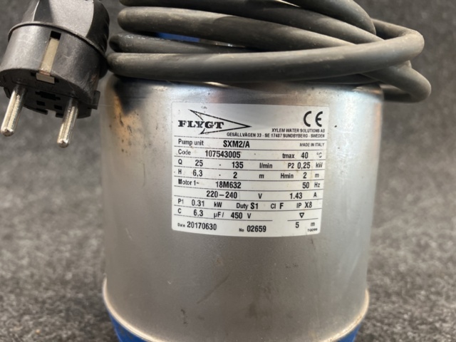 1240860-2 Drain pump Flygt SXM2/A