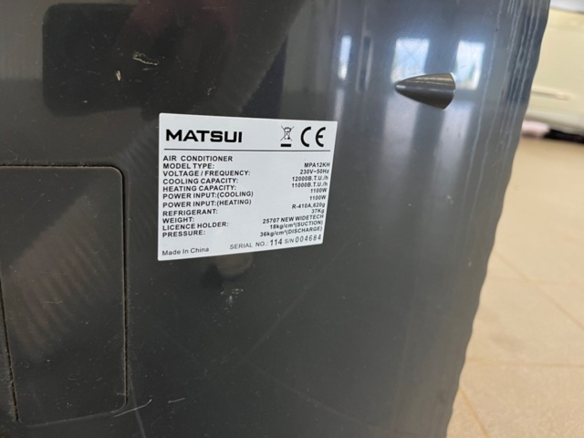 1145728-5 2st luftkylare/ac, Matsui och Munters