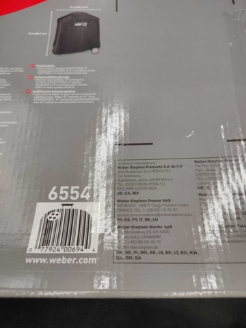 1218818-5 6 st Weber grillskydd - Frakt ingår