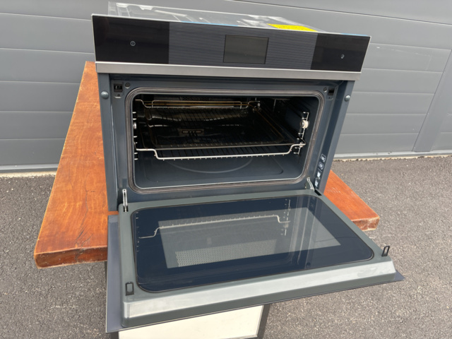 1134463-7 SMEG Combined microwave oven Linea Black SF4104WMCN