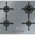 1137542-1 SMEG Gas hob Linea 60 cm Black PV164S2