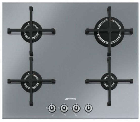 1137542-1 SMEG Gas hob Linea 60 cm Black PV164S2