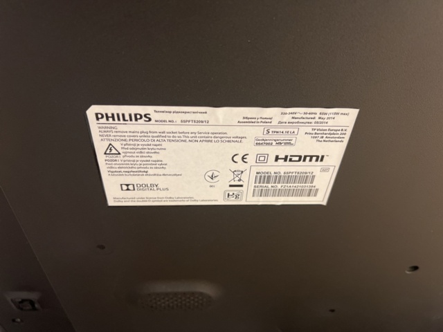 1180908-3 TV 55" - Philips 55PFT5209/12