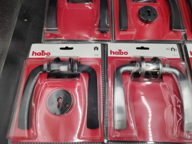 1239730-3 10 st Habo dörrhandtag - Frakt ingår