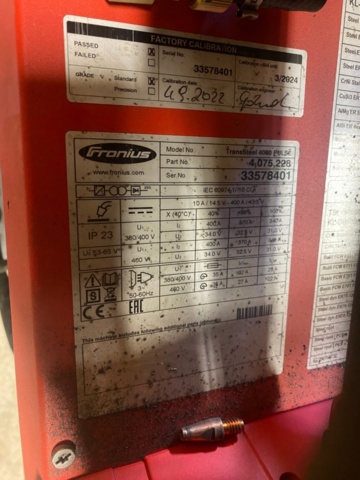 1241834-8 Welding machine FRONIUS Transsteel 4000 Pulse