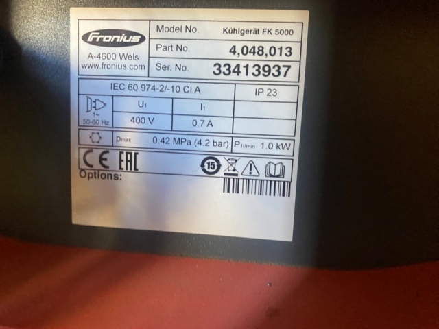 1241834-9 Welding machine FRONIUS Transsteel 4000 Pulse