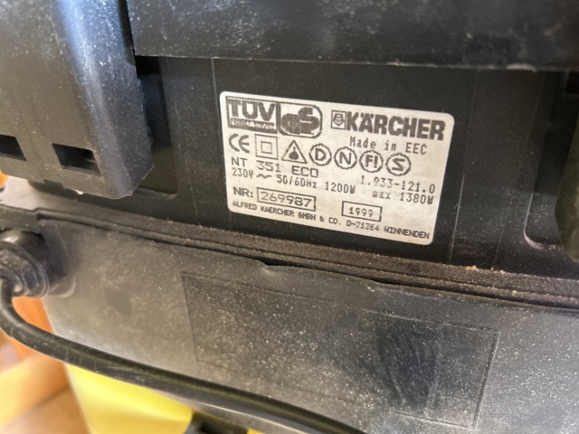 1237347-5 Rough vacuum cleaner Kärcher NT 351 ECO