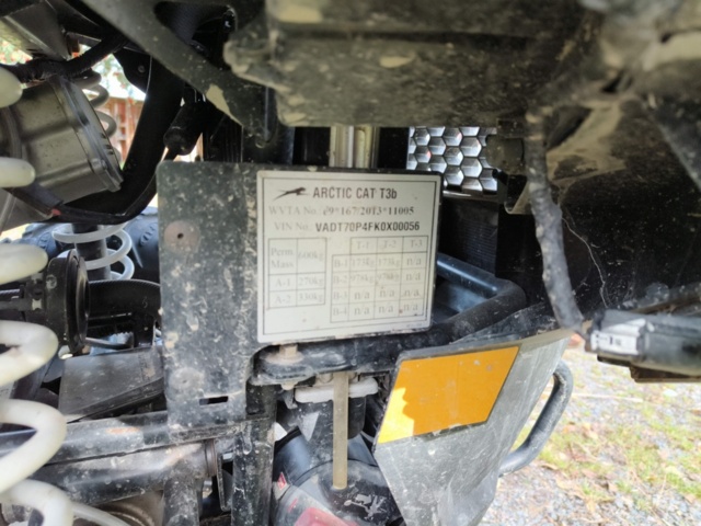 1236840-49 Quad bike Arctic Cat ALTERRA 700 XT - 2018 Repair object