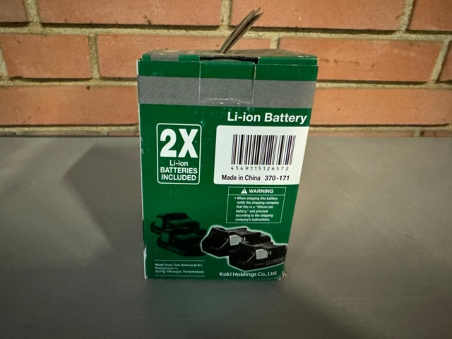 1242937-3 Battery HiKOKI BSL1830C 18V 3.0Ah, 2-pack