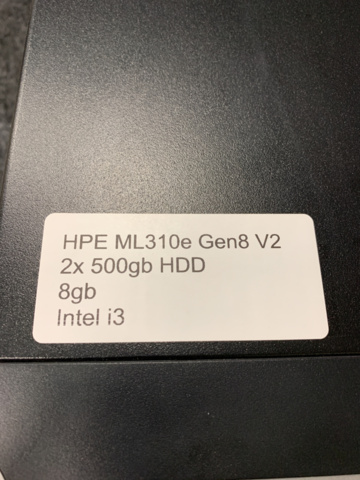 1241017-5 Server HPE ProLiant ML310e G8