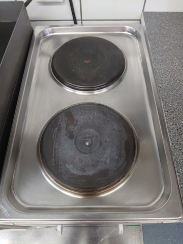 1242788-2 Professional stove with two plates RmGastro