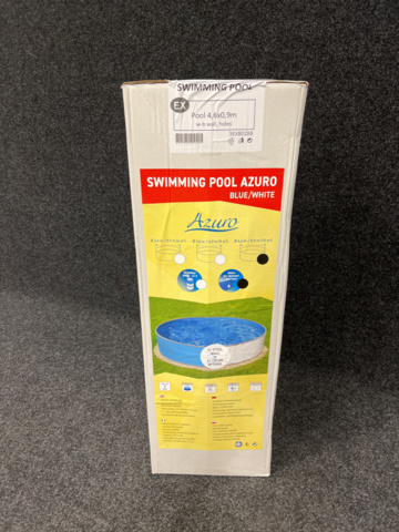 1244304-3 Pool Mountfield Azuro 4,6x0,9m Med stege