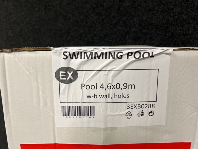 1244304-4 Pool Mountfield Azuro 4,6x0,9m Med stege