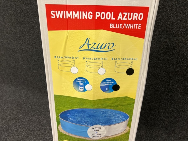 1244320-5 Pool Mountfield Azuro 4,6x0,9m Med stege