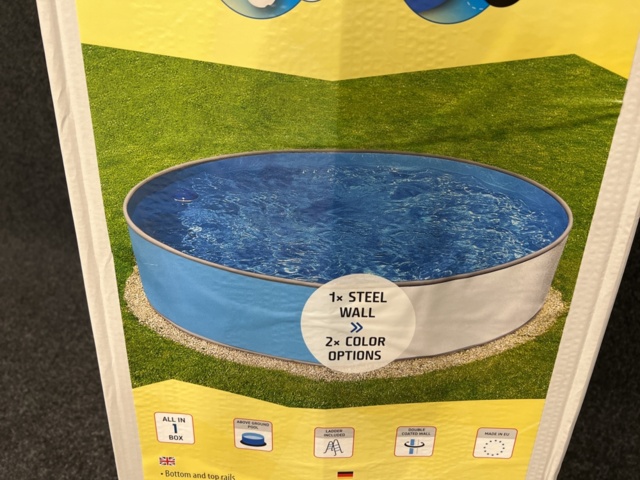 1244322-7 Pool Mountfield Azuro 4,6x0,9m Med stege