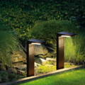 1244401-2 LED Garden Bollards with Solar Cells 2 Pack - Free shipping