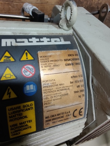 1241870-6 Compressor Mattei ERCS 230