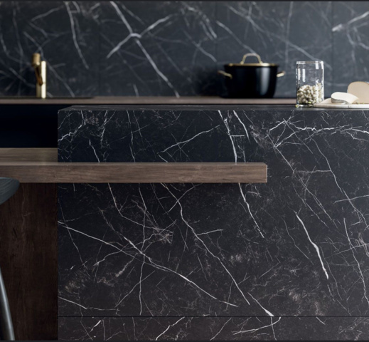 1245802-2 Svart marmor klinker / granitkeramik 50 kvm