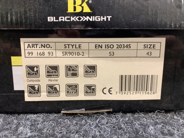 1245827-2 Work shoes Black knight SR9010-2, Size 43