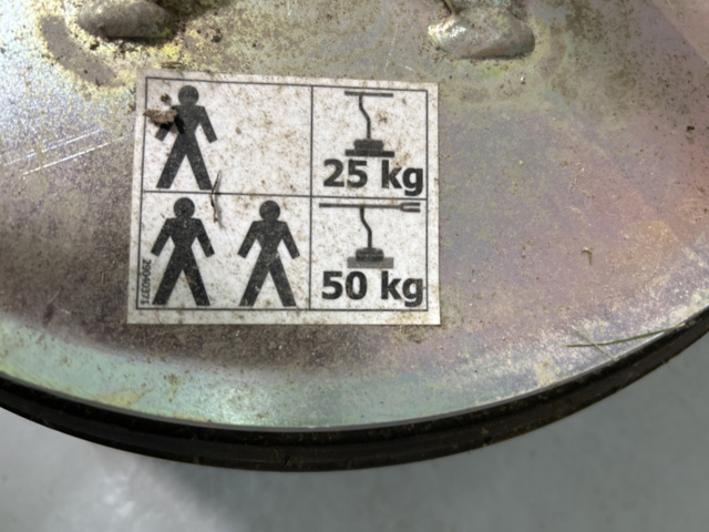 1234971-4 Hand lift Vacuum Probst VH 1/25