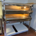 1227719-3 Double pizza oven on stand - GGM gastro
